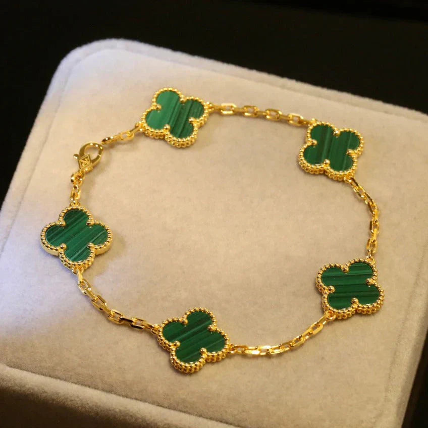 CLOVER BRACELET | GREEN