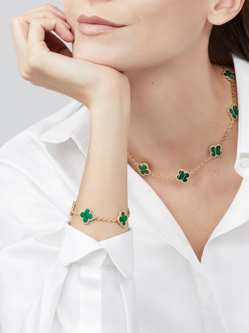 CLOVER NECKLACE | GREEN