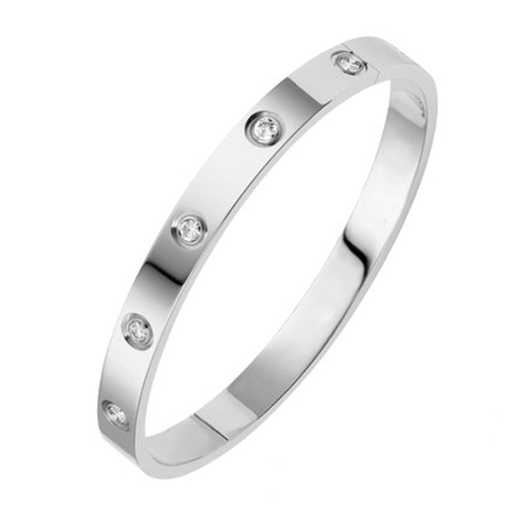 ETERNITY BRACELET DIAMONDS | SILVER