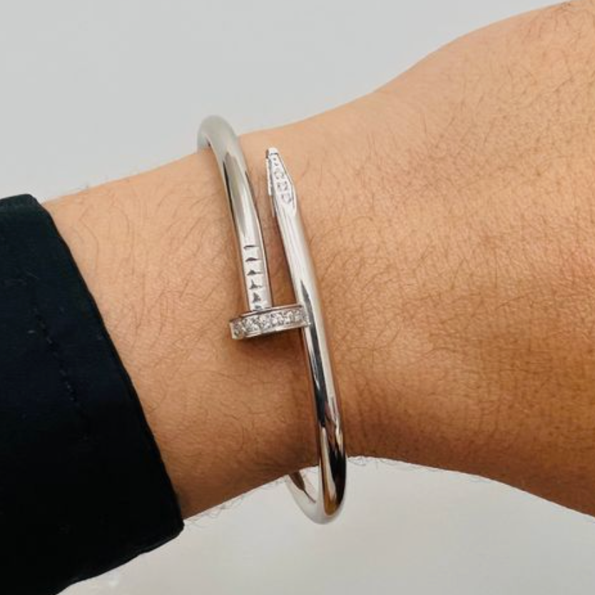 DELUXE NAIL BRACELET | SILVER