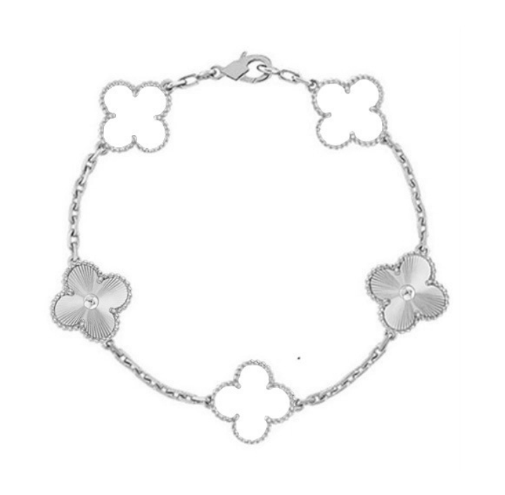 DELUXE CLOVER BRACELET | SILVER