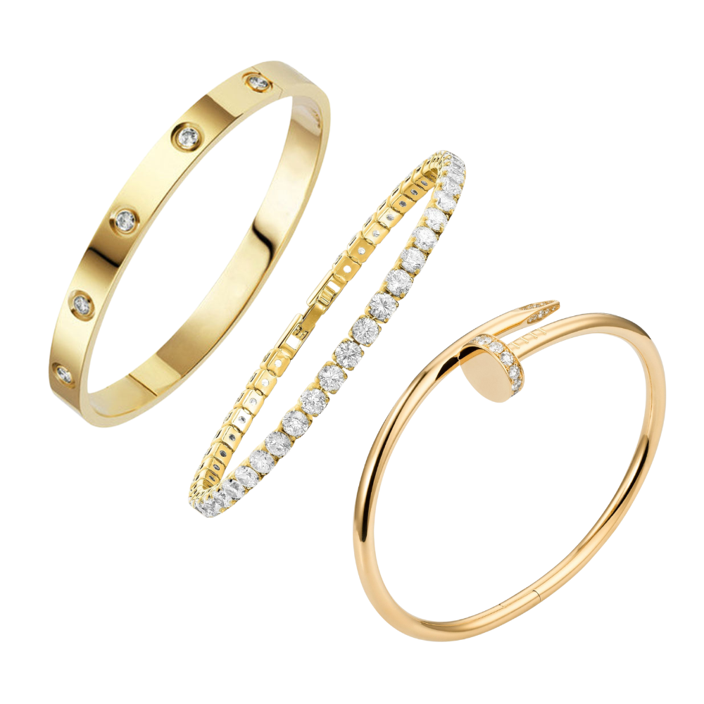 STACKABLE BRACELETS | GOLD